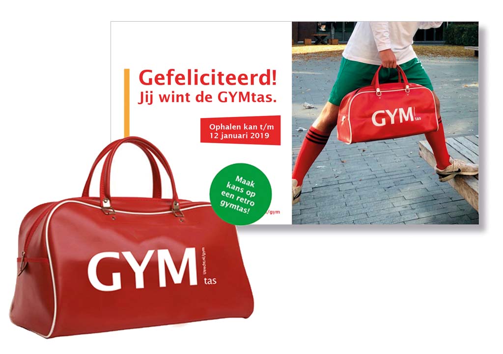 Campagne ontwerp voor Gymzaal verhuur promotie in Utrecht met fotografie Vincent Boon en ontwerp PuurElise